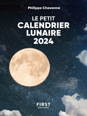cover image of Calendrier lunaire 2024
